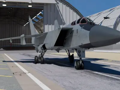 Mikoyan MiG-31 3D model