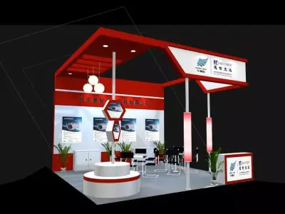 Exhibition - Area -6X6-3DMAX2009-15 3D model