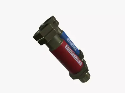 Flashback Arrestor Low-poly 3D model