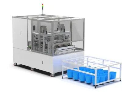 Automatic Bucket Handle Assembly Machine 3D model