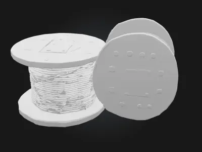 Cable Spools  Industrial Utility in Motion 3D model