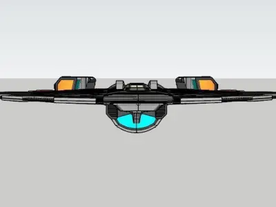 Refit model of an Arbiter class battleship 3D print model