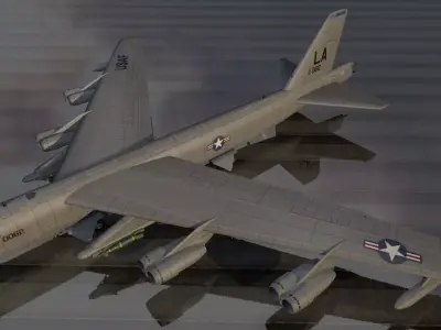 Boeing B-52 Stratofortress 3D model by chipbasschao
