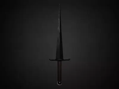 Medieval Knives Low-poly 3D model purchase
