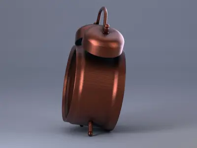 Antique clock 3D model