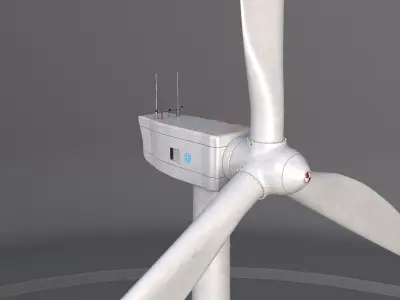 Onshore Wind Turbine 3D model