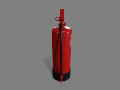 Fire Extinguisher Low-poly 3D model 38