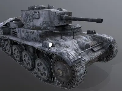 Toldi 2 Winter Edition Low-poly 3D model
