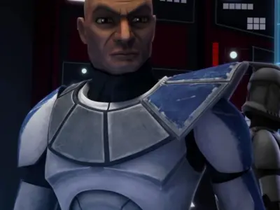 Animated Clone Commando Pauldron STL set 3D print model