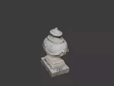 Old Stone Ornament 3D model