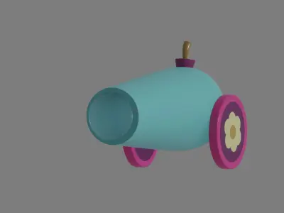 Party Cannon 3D model