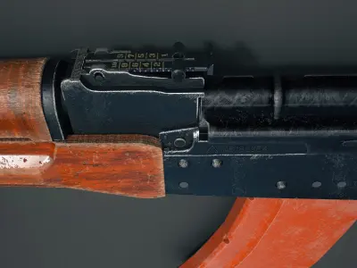 AK 74 3D model get