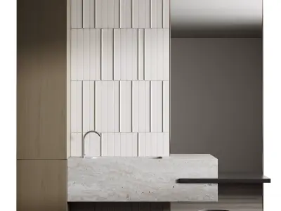 Bathroom furniture 8 3D model