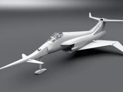 Angel Interceptor scale model 3D print model