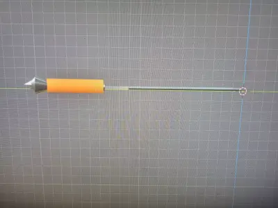 stylized dagger  Low-poly 3D model