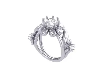 Wedding Ring  3D print model 272