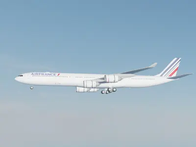 Airbus A340-600 Air France 3D model