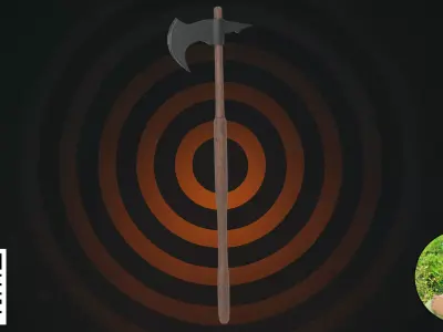 Viking  Nordic Battle-Ready Arsenal 3D model