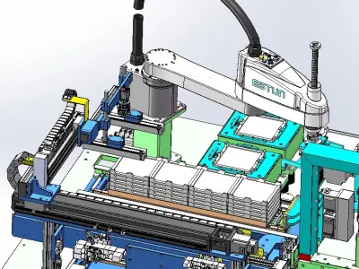 Capacitive paving equipment 3D model