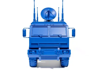 Military Radar Truck 3D print model