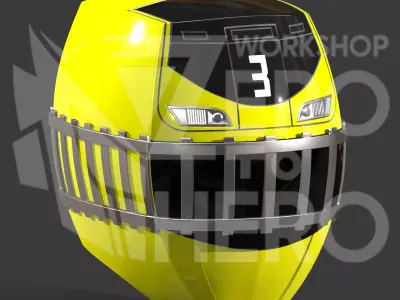 Ressha Sentai ToQger No3 Helmet 3D print model
