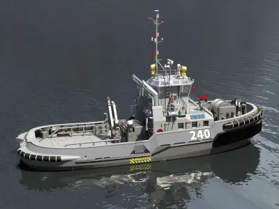  Tugboat   3D model