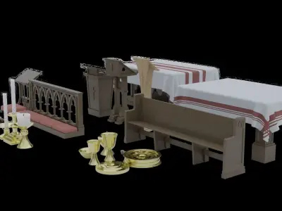 Church Assets 3D model