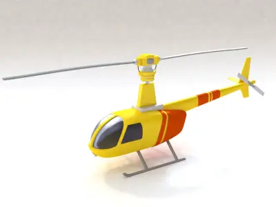Helicopter Free 3D model