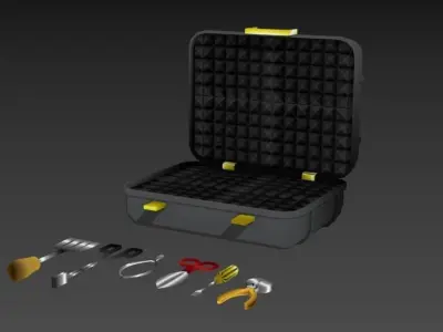 Cartoon mix  tools 3D model