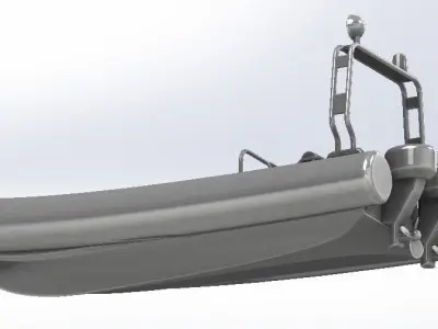 inflatable boat 3D model