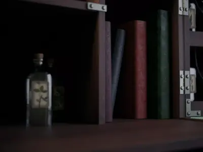 Medieval Alchemy Box 3D model