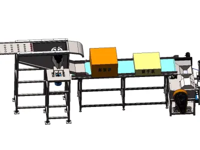 Cashew Shelling Machine 3D model