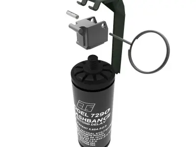 CTS 7290 FLASHBANG GRENADE 3D print model
