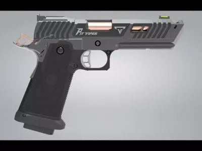 John Wick gun 3D model
