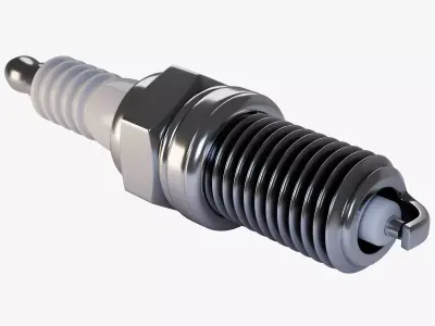 Spark Plug 3D model by 3DModelingCorp