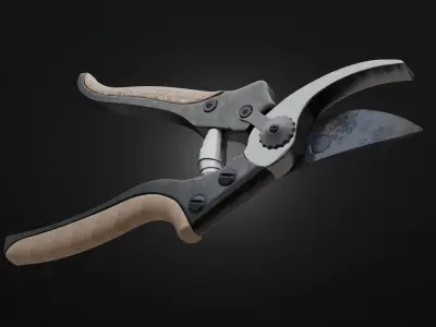 Gardening Shear 3D model 3D model