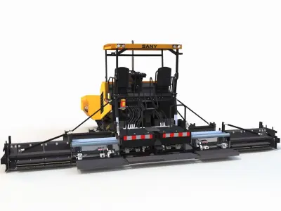  Asphalt Paver 3D model