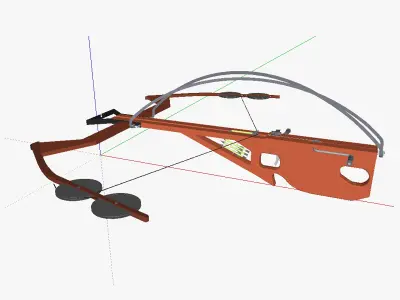 Hunting weapons 3D model