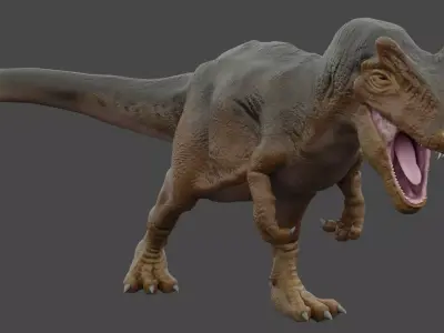 Allosaurus 3D model purchase
