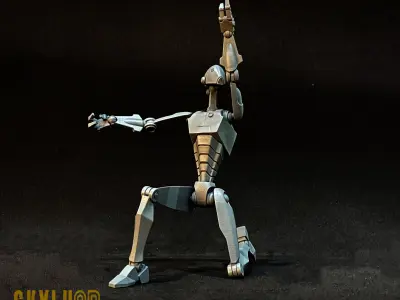 Commando Droid 2023 version One12 Scale 3d Print Files 3D print model