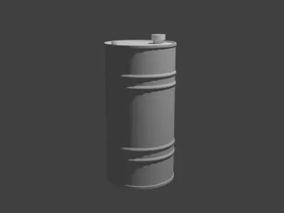 oil tank Free low-poly 3D model buy