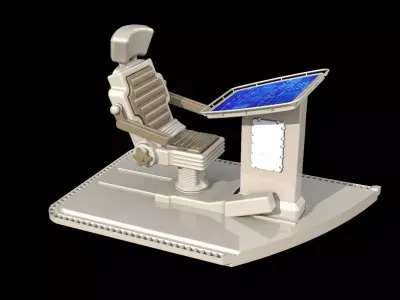 SCIFI Chair 3D-Modell 3D model