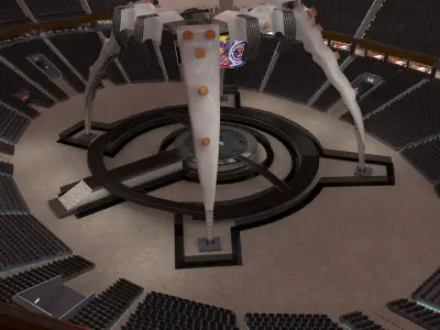 3D Concert Stadium 3D model