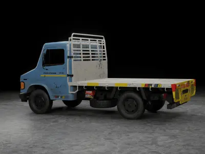 TATA 407 ICONIC INDIAN TRUCK 3D model