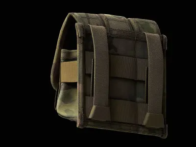 Riple Flashbang Pouch Low-poly 3D model