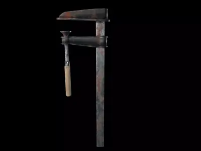 OLD-CLAMP  Low-poly 3D model