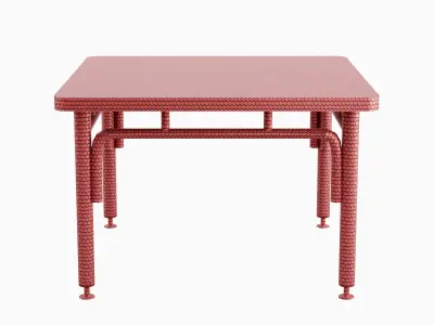 Metallic Table 03 Low-poly 3D model