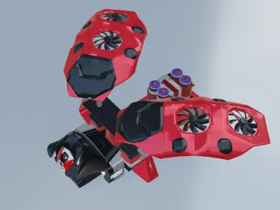 Robotic Insect Drone Free 3D model