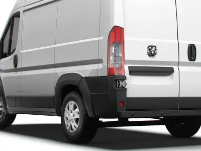 Ram ProMaster EV Cargo Van L1H2 2024 3D model