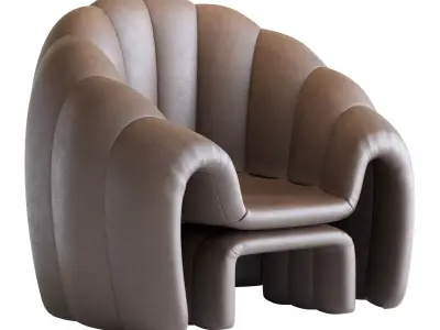 Armchair Art Shell 3D model